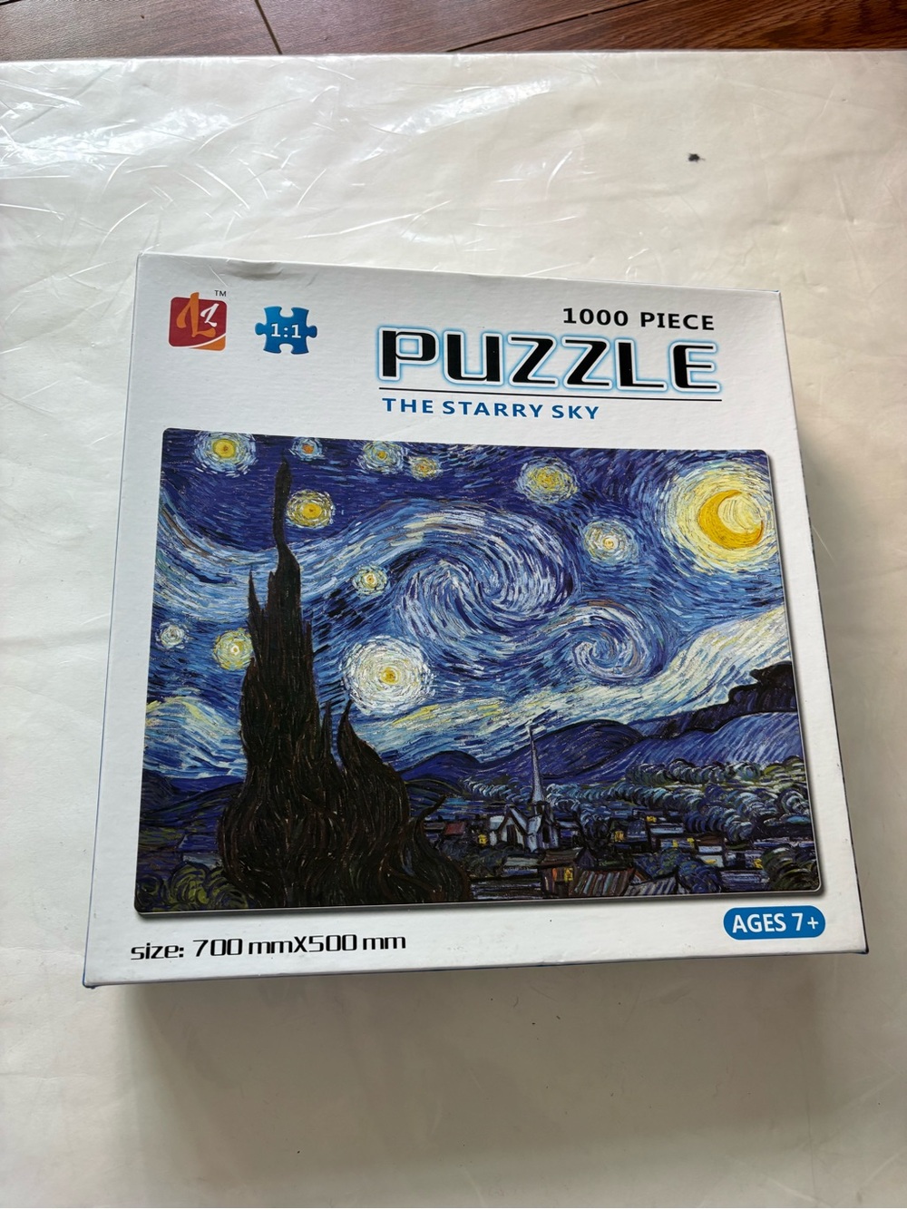 The Starry Sky 1000-Piece Puzzle - Blue Artwork